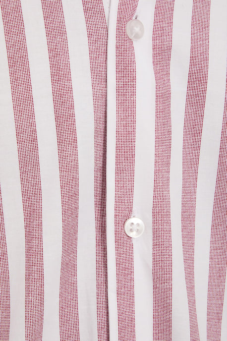 Long Sleeve Shirt with Pink Faded Stripes
