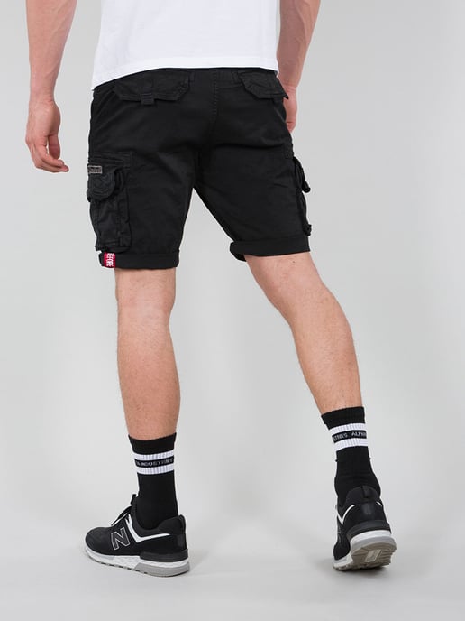 Alpha industries Heren Crew Shorts in Zwart - Image 2