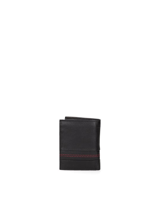 Pierre Cardin Wallet Men BLACK AND RED