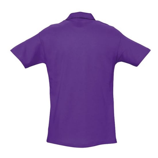 SOLS Heren Lente II Korte Mouw Zwaarlijvig Poloshirt (Donkerpaars) - Image 2
