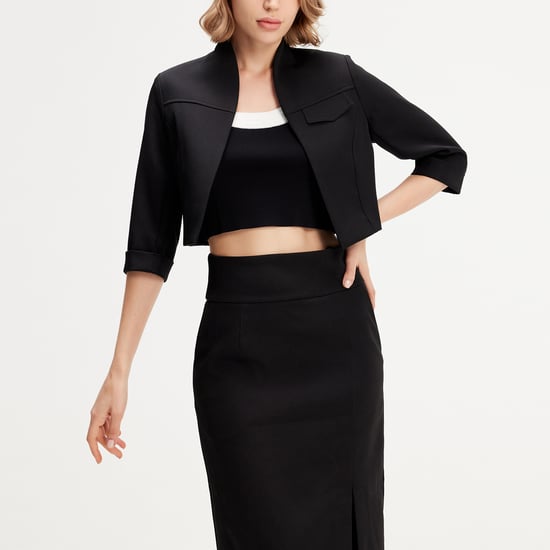 Front Slit Pencil Skirt - Image 5