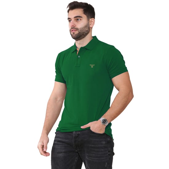 Gant | Mens Contrast Collar Polo Shirts - Image 1