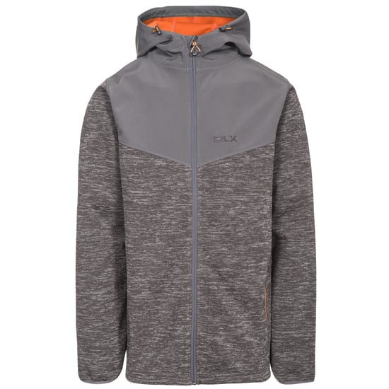 Trespass Mens Hendricks Waterproof Softshell Jacket (Dark Grey Marl) - Image 1