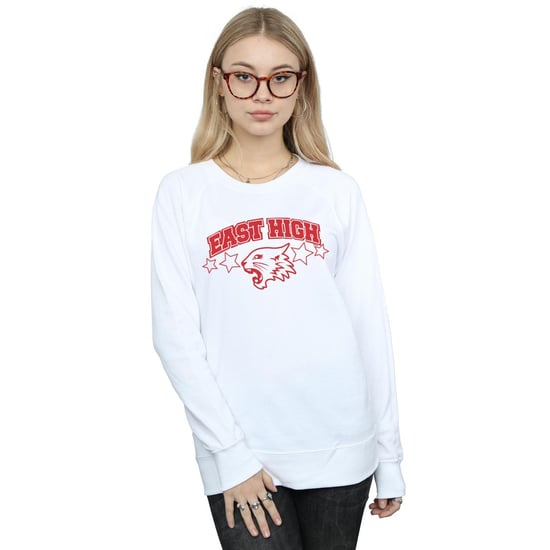 Disney Dames/Dames High School Musical The Musical Wildcat Stars Sweatshirt (Wit) - Image 2