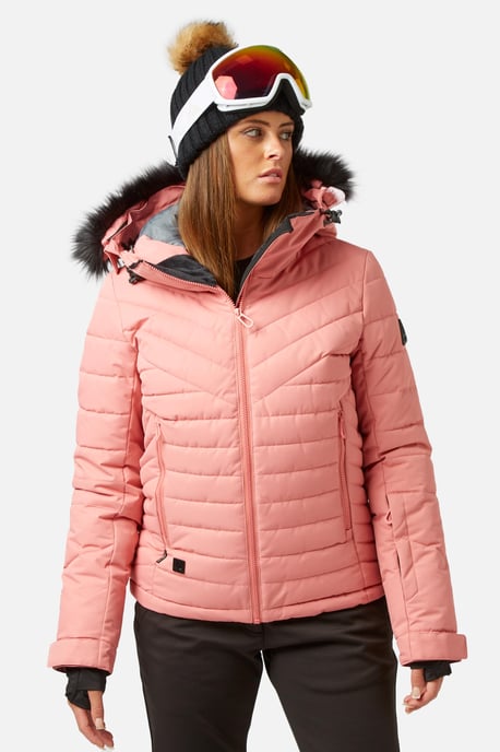 Destiny Hypadri Ski Jacket Blush Pink