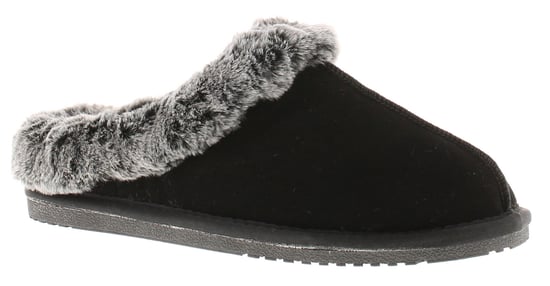 Hush Puppies Womens Slippers Mule Amara Leather black - Image 1