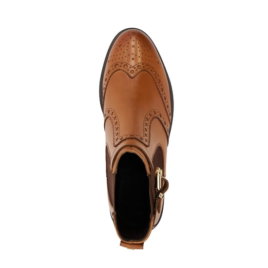 Dune Ladies Question - Brogue Detail Leather Chelsea Boots - Image 3