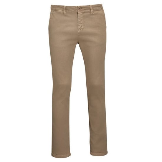 SOLS Mens Jules Chino Trousers (Chestnut) - Image 1