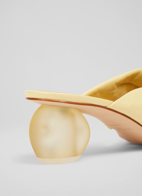 LK Bennett Jolene Formal Sandals, Lemon