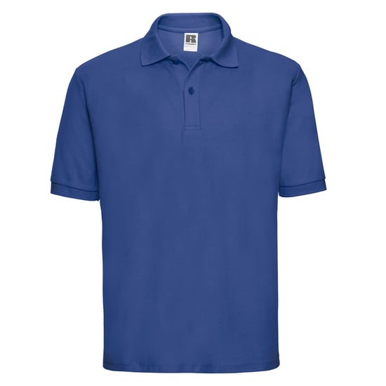 Russell Heren Polycotton Pique Poloshirt (Helder Koningsblauw) - Image 1