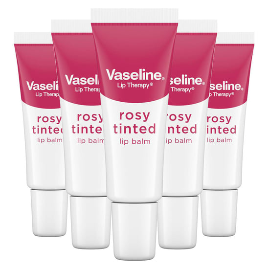 5x Vaseline LipTherapy Rosy Tinted LipBalm For Instant Softness & Pink Hint, 10g