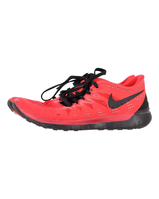 Nike Free 5.0 Running Shoes in Red Mesh - Image 2
