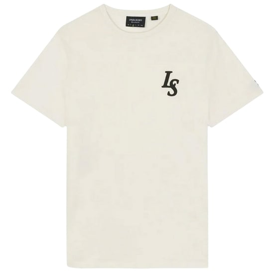 Lyle & Scott Club Emblem Chalk T-Shirt - Image 1