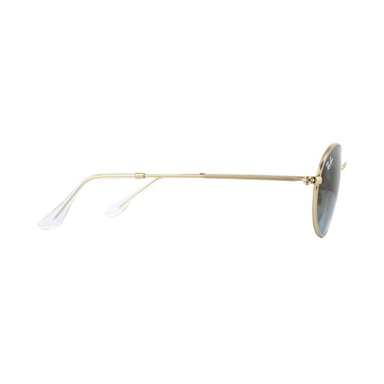 Ray-Ban Sunglasses Oval RB3547 001/3M Gold Blue Grey Gradient