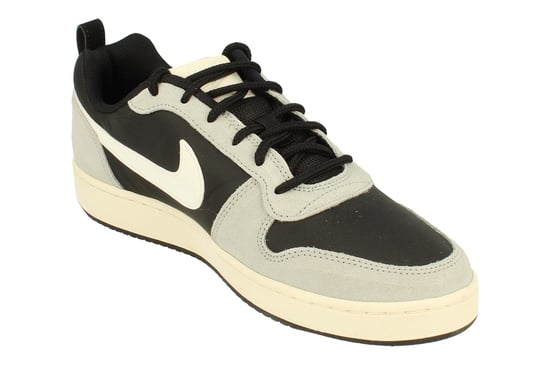 Nike Court Borough Low Prem Heren Grijs Zwart Sneakers - Image 4
