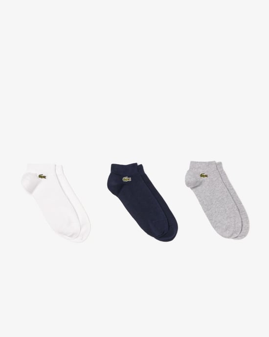 Lacoste Mens 3-Pack Trainers Socks - Image 1