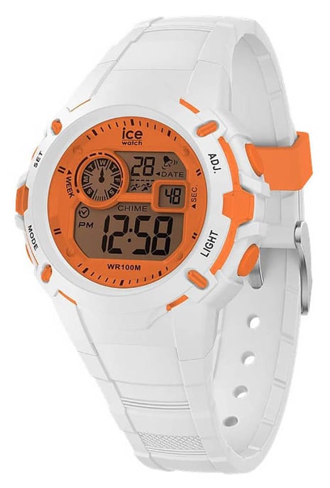Ice Watch Ice Digit Explorer - White Orange Women's White Watch 024002 - Image 1