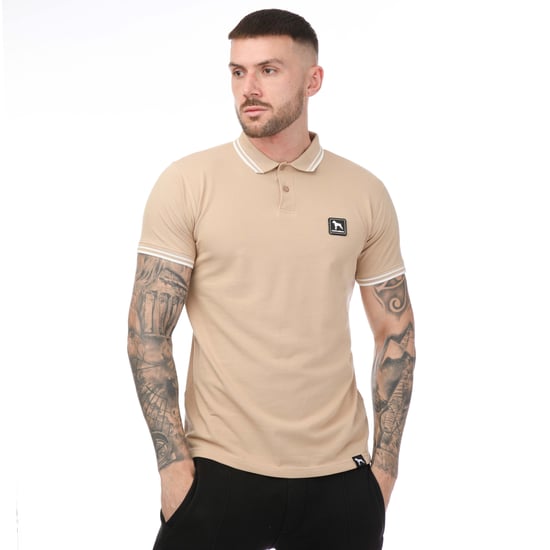 Men's One True Saxon Dixon Polo Shirt in Sand - Image 1