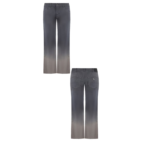 Emporio Armani J33 Regular Fit Wijde Benen Dames Jeans - Image 3