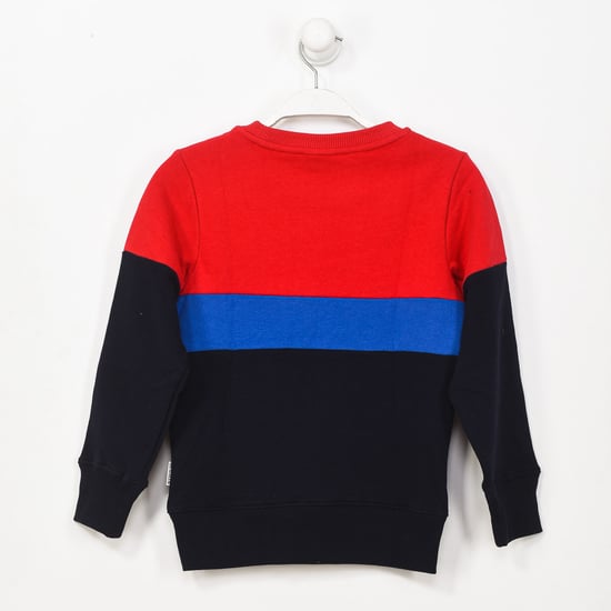 GA4EQ2 boy's long-sleeved round neck sweatshirt