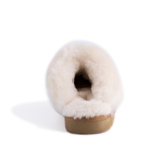 Aus Wooli "Sydney" Australia Sheepskin Wool Slippers, Tan