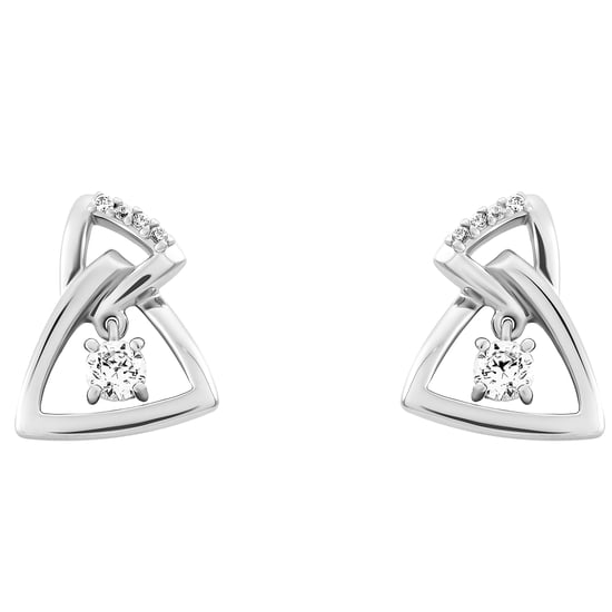 Orphelia 'Santorini' Dames Oorknoppen van 925 Sterling Zilver - Zilver ZO-7570 - Image 2