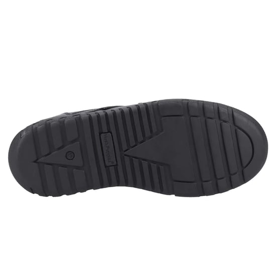 Hush Puppies Boys Spencer Leather School Shoes (Black) - Image 5