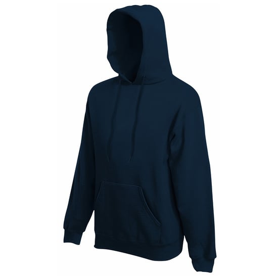 Fruit Of The Loom Heren Sweatshirt Met Capuchon / Hoodie (Donker Marine) - Image 3