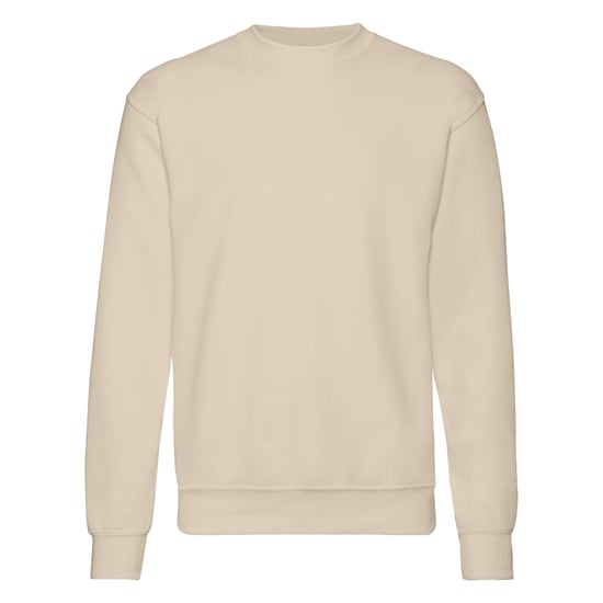Fruit Of The Loom Heren Set-In Belcoro® garen Sweatshirt (Natuurlijk) - Image 1