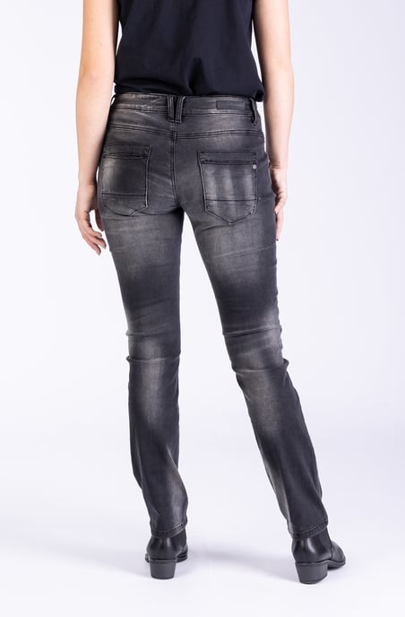 Vivien Ladies Jeans Black Slim Fit
