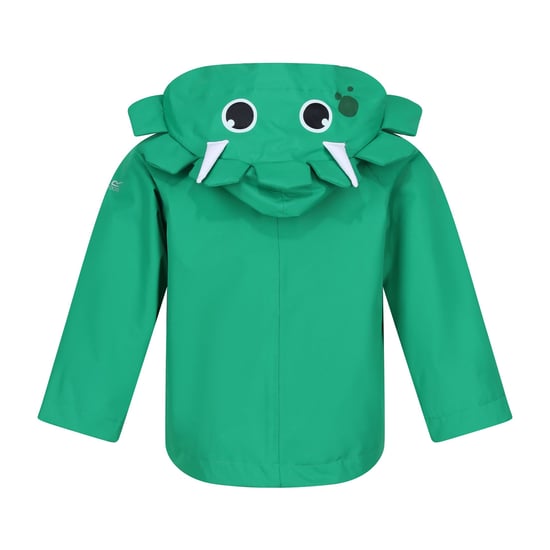 Regatta Waterdichte jas voor kinderen/Kinderen Stompy de dinosaurus (Jellybean Groen) - Image 2