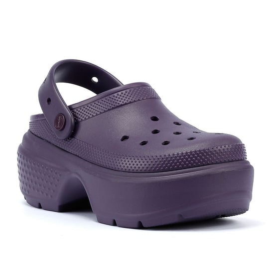 Crocs Stomp Women's Dark Iris Clogs - Image 2