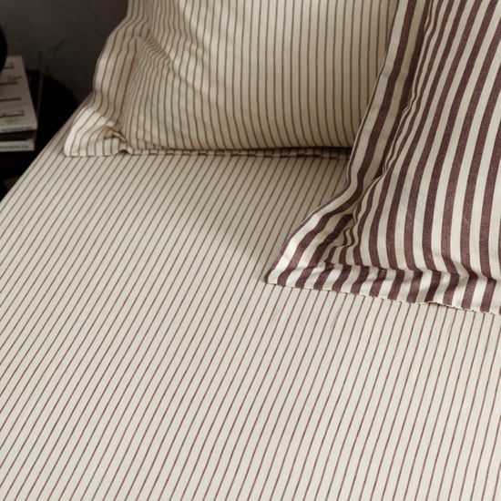 Yard Hebden 100% Cotton Narrow Stripe Fitetd Sheet - Image 2