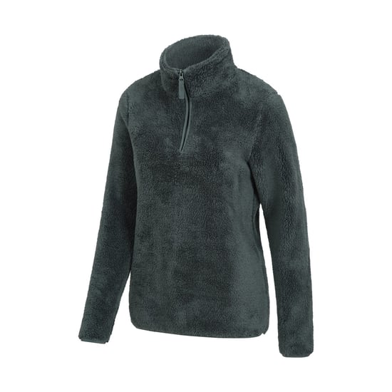 Mountain Warehouse Womens/Ladies Teddy Fleece Quarter Zip Fleece Top (Green)