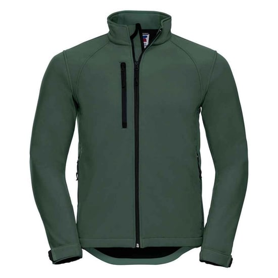 Russell Mens Plain Soft Shell Jacket (Bottle) - Image 1