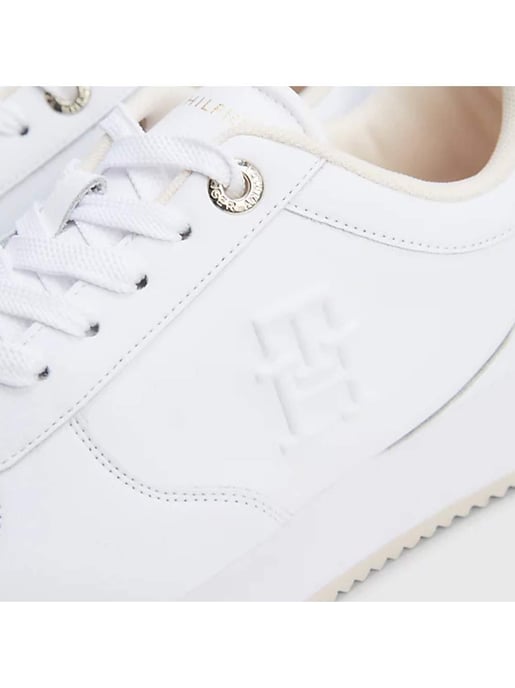 Tommy Hilfiger Sneakers Casual Läder Runner Vita - Image 3