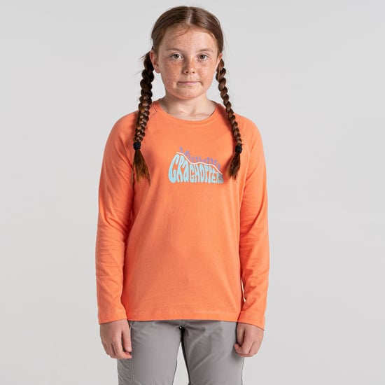 Bates LS T-Shirt Fusion Coral Bubble