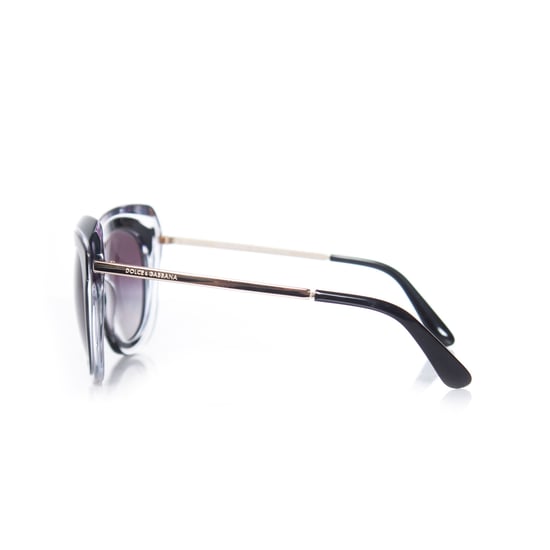 Överdimensionerade svarta solglasögon på transparenta glas - Image 5