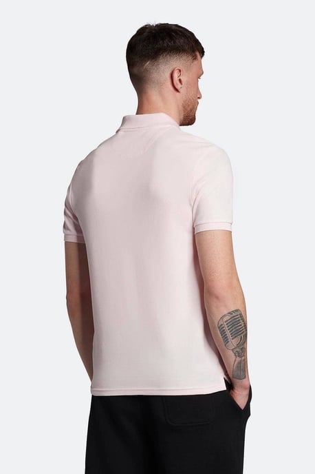 Lyle & Scott Polo SS enfärgad pikétröja Rosa - Image 5