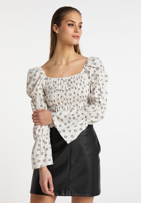 Mymo Longsleeve Dames wolwit - Image 3