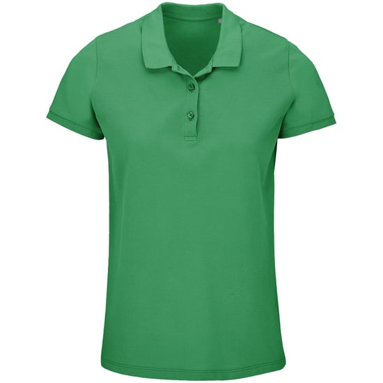 SOLS Dames/Dames Planet Piqué Biologisch Poloshirt (Voorjaarsgroen) - Image 1