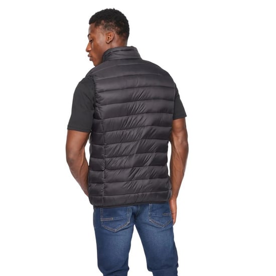 Crosshatch Heren Gattering Gilet (Zwart) - Image 2