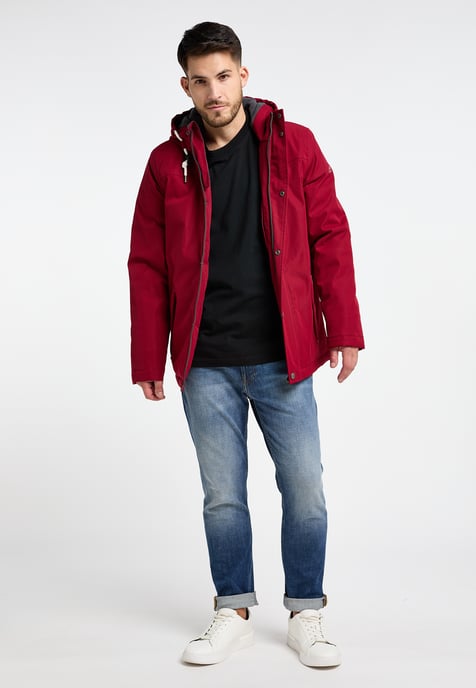 ICEBOUND Padded winter jacket Men dark red - Image 4