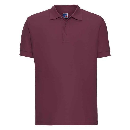 Russell Heren Ultimate Piqué Katoen Poloshirt (Bourgondië) - Image 1