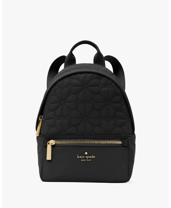 Spade Flower Quilted Spade Flower Quilted Poly Small Dome Backpack