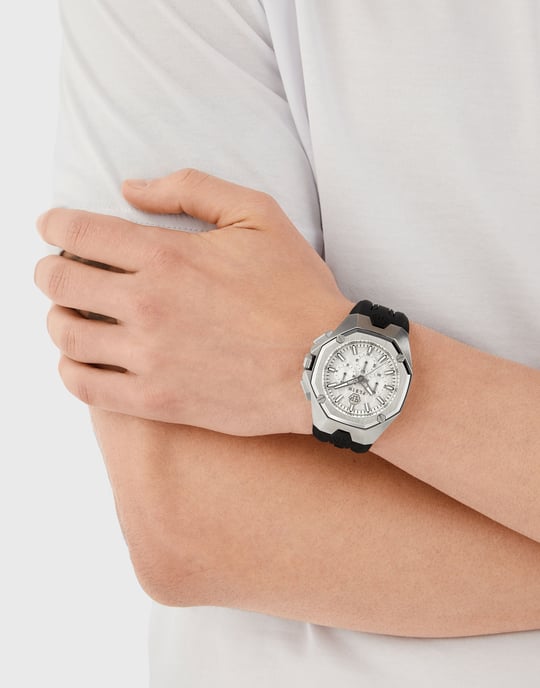 Philipp Plein Octagon Men's Black Watch PWTBA0123 - Image 3