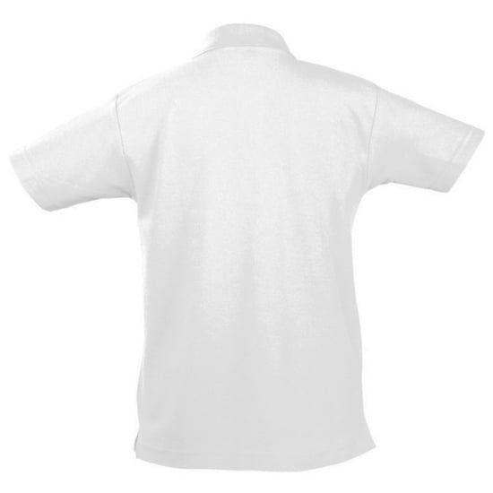 SOLS Kinder Unisex Zomer II Pique Polo Shirt (Wit) - Image 2