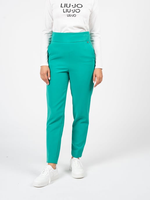 Liu Jo Trousers Woman's Green - Image 3