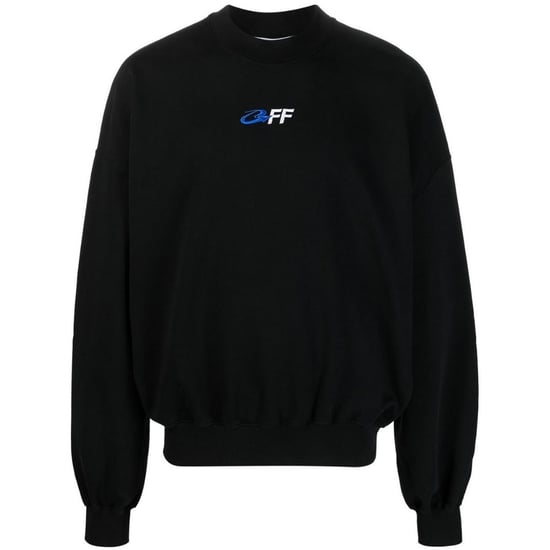 Off-White Exact Opposite Boxy Fit Black Sweatshirt - Image 1