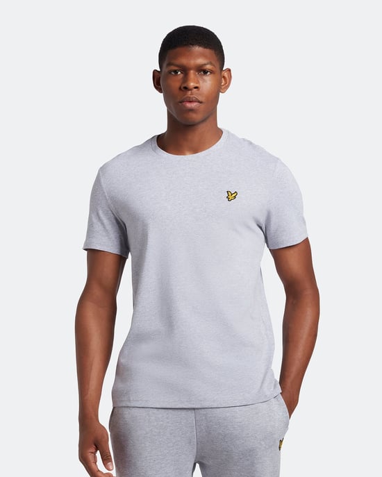 Lyle & Scott effen T-shirt in grijs - Image 1